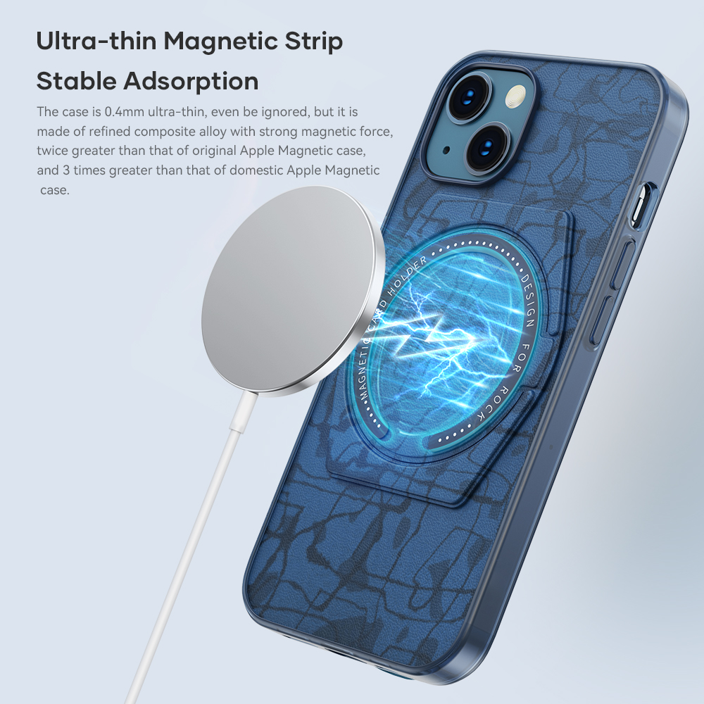 REGO Communication Sdn Bhd - Rock Space | Apple iPhone 13/iPhone 13 Pro/iPhone 13 Pro Max ROCK Moca Magnet Protection Stand Case with Holder