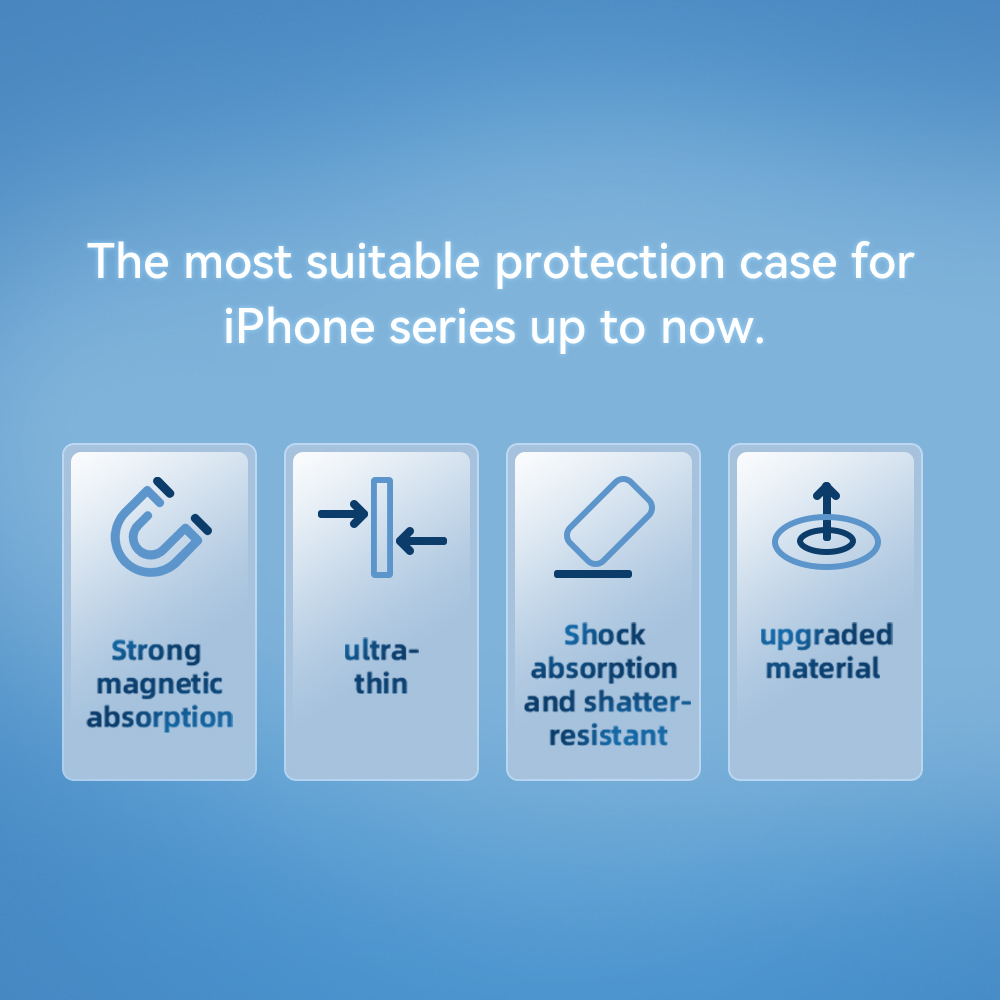 REGO Communication Sdn Bhd - Rock Space | Apple iPhone 13/iPhone 13 Pro/iPhone 13 Pro/iPhone 13 Pro Max ROCK Magnet Pure Series Case