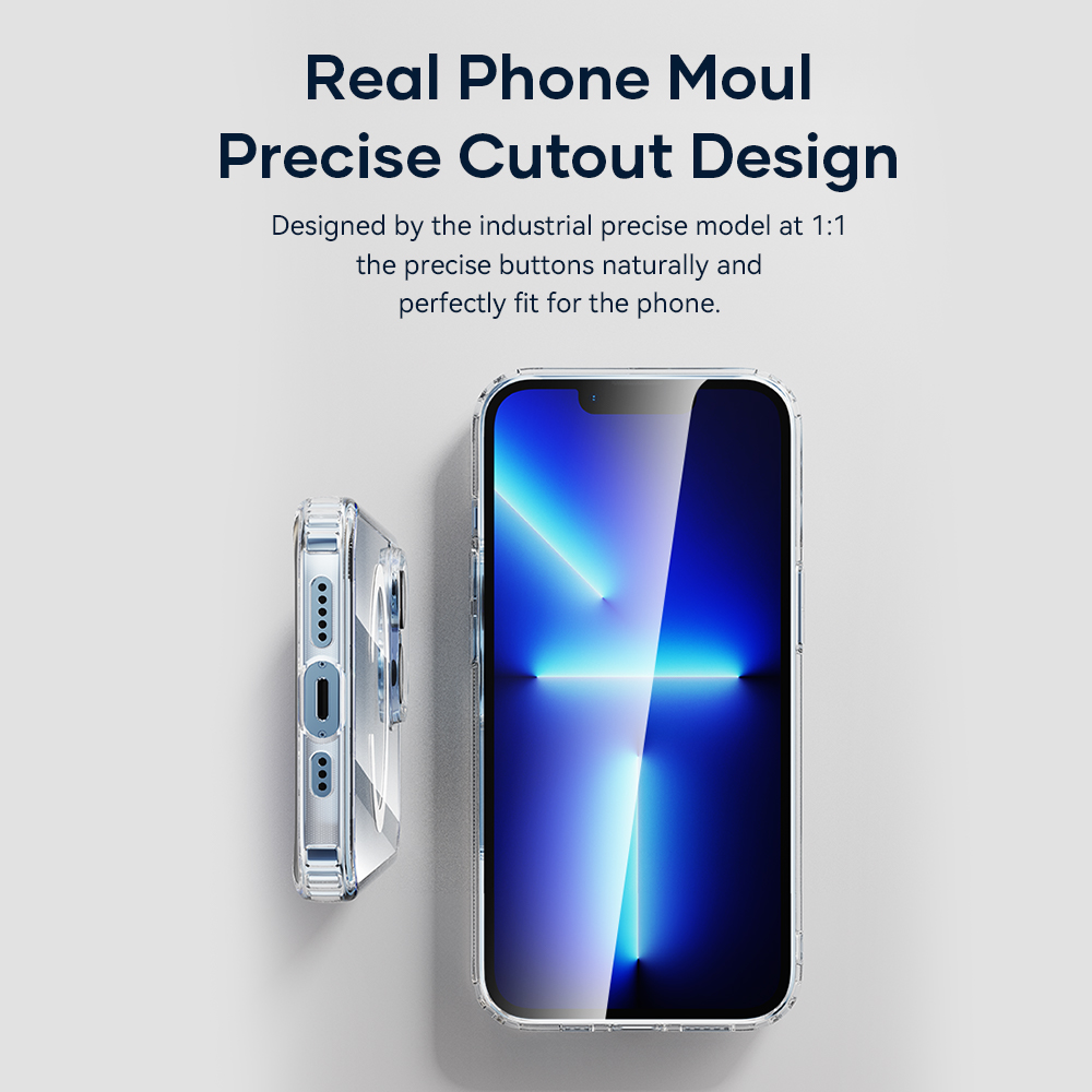 REGO Communication Sdn Bhd - Rock Space | Apple iPhone 13/iPhone 13 Pro/iPhone 13 Pro/iPhone 13 Pro Max ROCK Magnet Pure Series Case