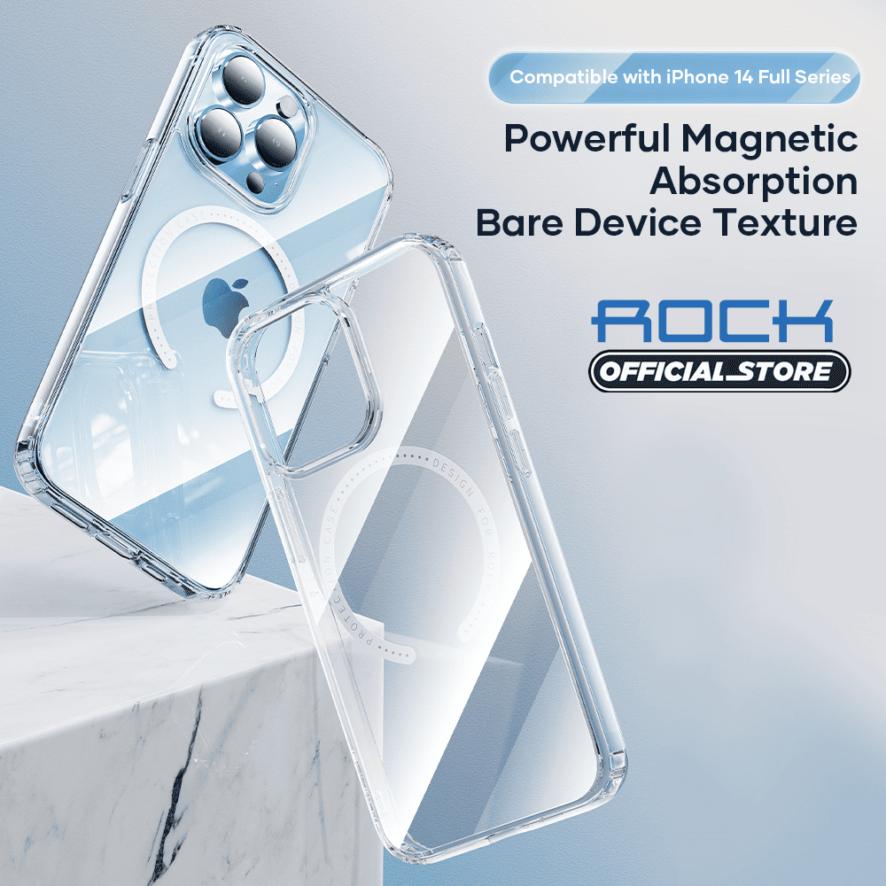 iPhone 14/iPhone 14 Plus/iPhone 14 Pro/iPhone 14 Pro Max ROCK Pure Magnetic Protection Case