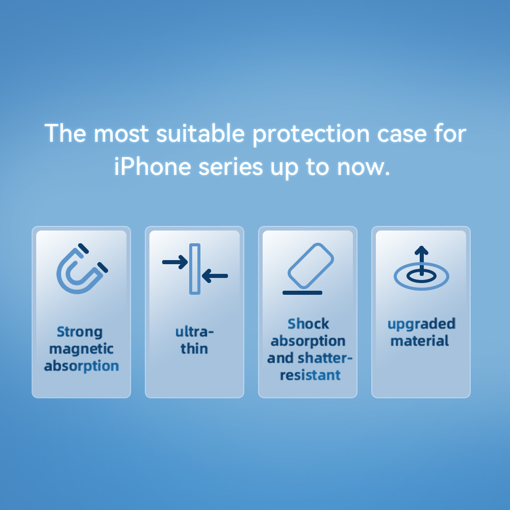 REGO Communication Sdn Bhd - Rock Space | iPhone 14/iPhone 14 Plus/iPhone 14 Pro/iPhone 14 Pro Max ROCK Pure Magnetic Protection Case