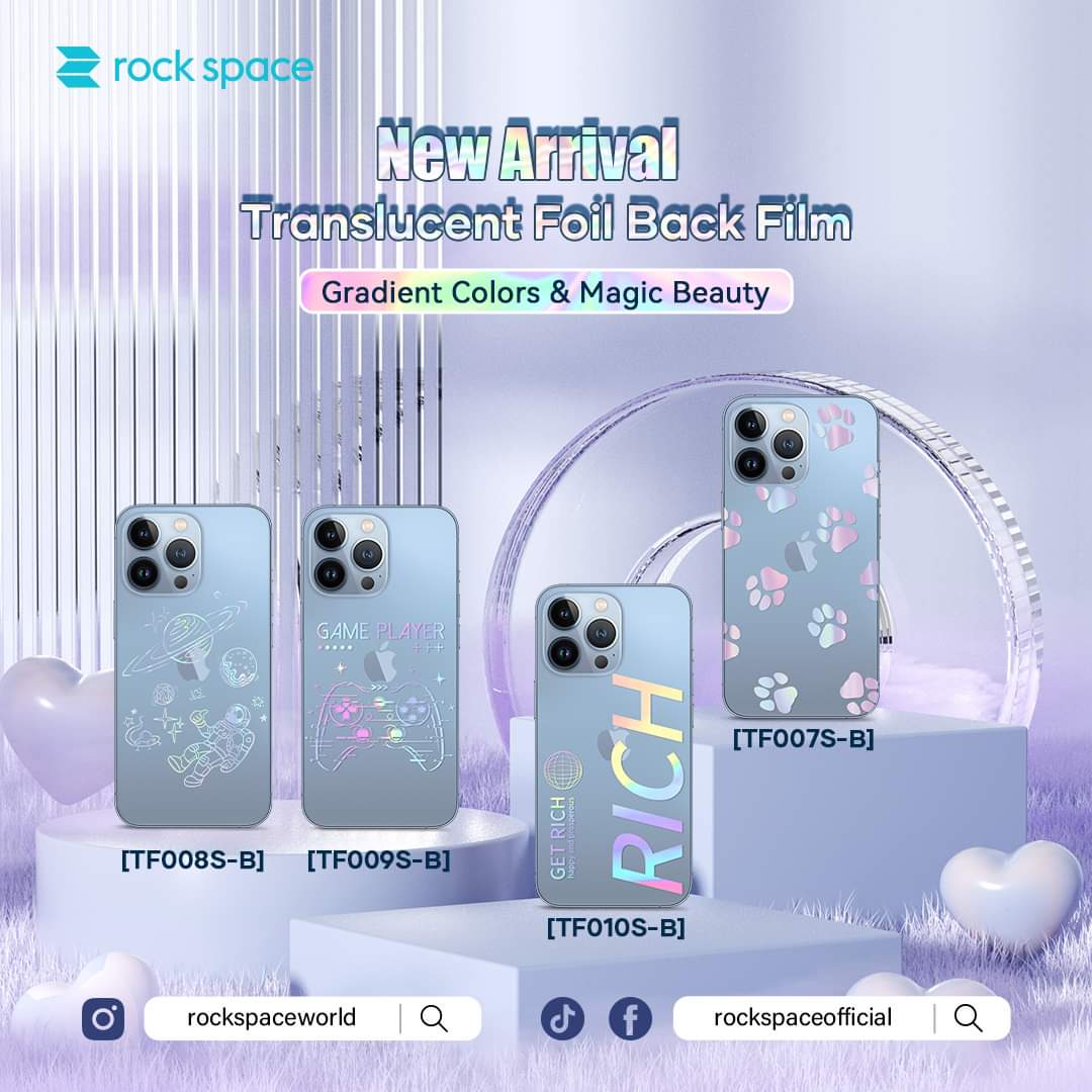 rock space Translucent Foil Back Film (TF007S-B ~ TF010S-B)