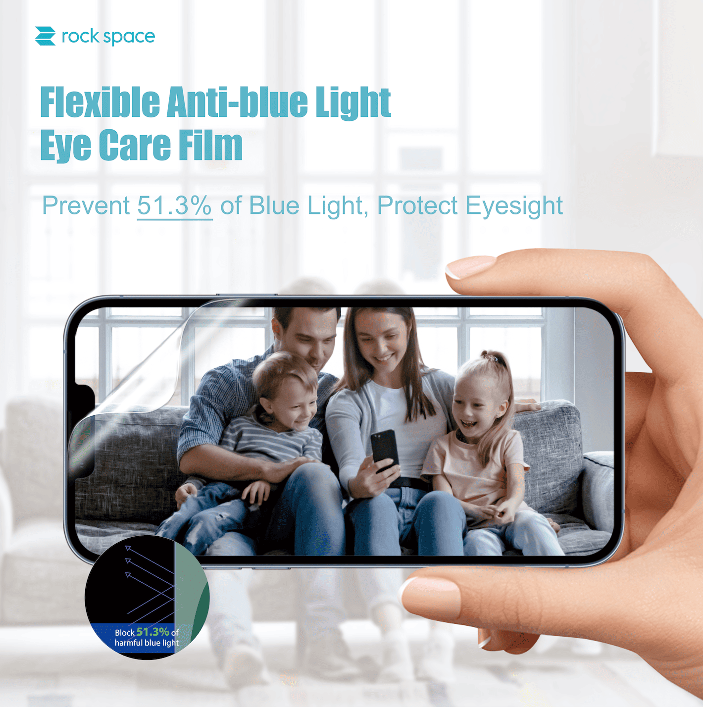 Anti Blue-ray Screen Protector Support All Models | Flat & Curved Screen (Front)