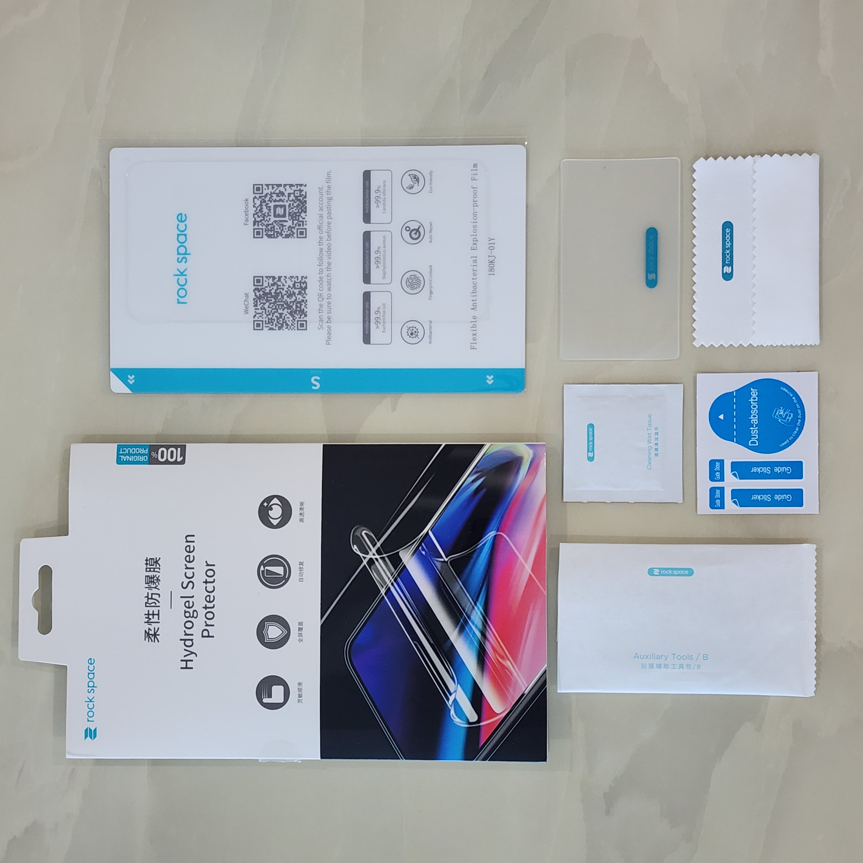 REGO Communication Sdn Bhd - Rock Space | HD Clear Screen Protector Support All Models | Flat & Curved Screen (Front)