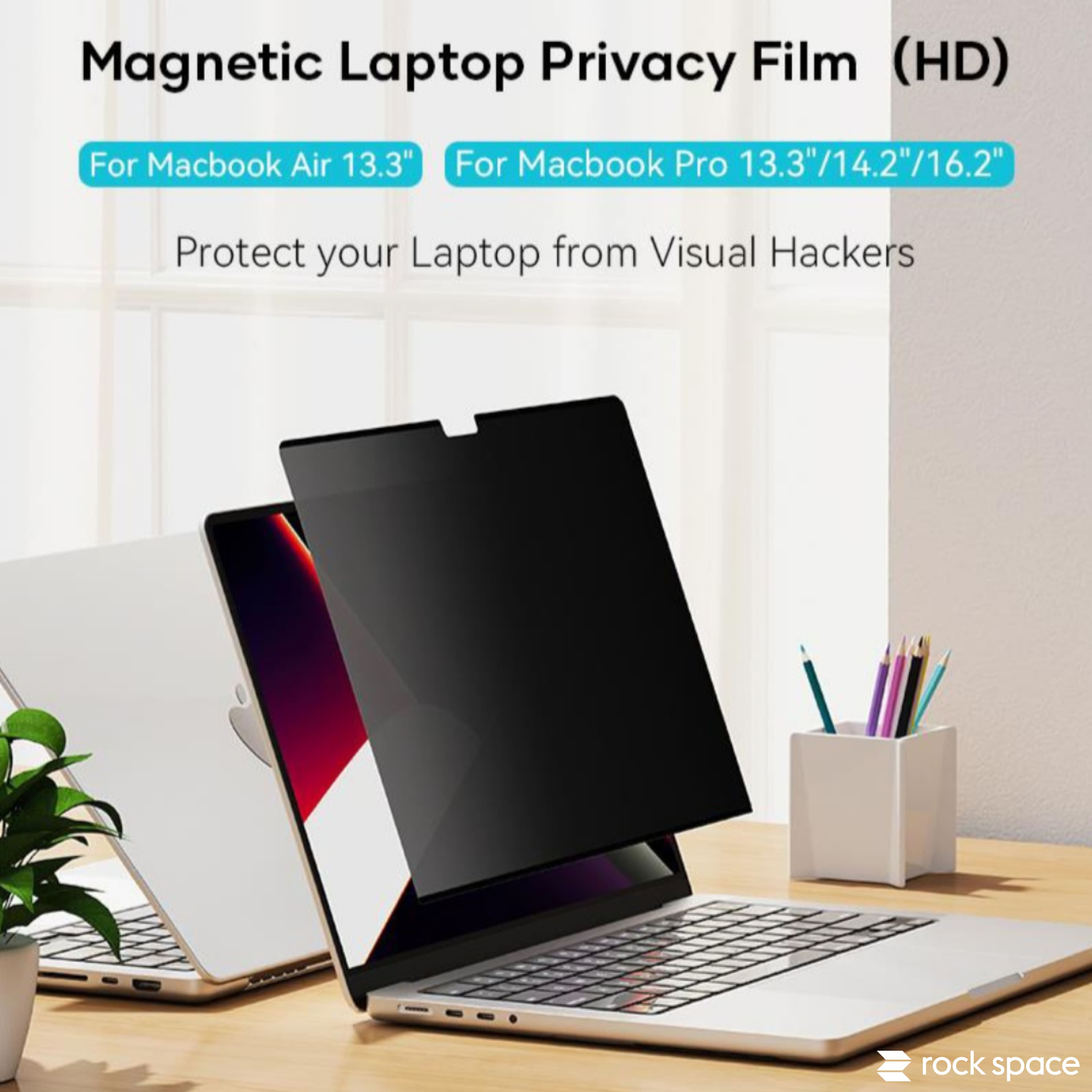 REGO Communication Sdn Bhd - Rock Space | ROCK Magnetic Laptop Privacy Film for Macbook 13.3