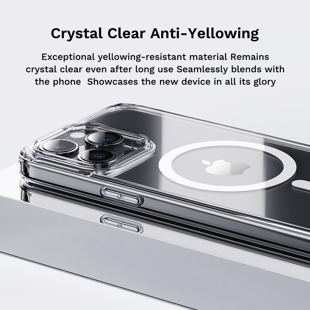 REGO Communication Sdn Bhd - Rock Space | iPhone 15/iPhone 15 Plus/iPhone 15 Pro/iPhone 15 Pro Max ROCK Crystal Magnetic Protection Case