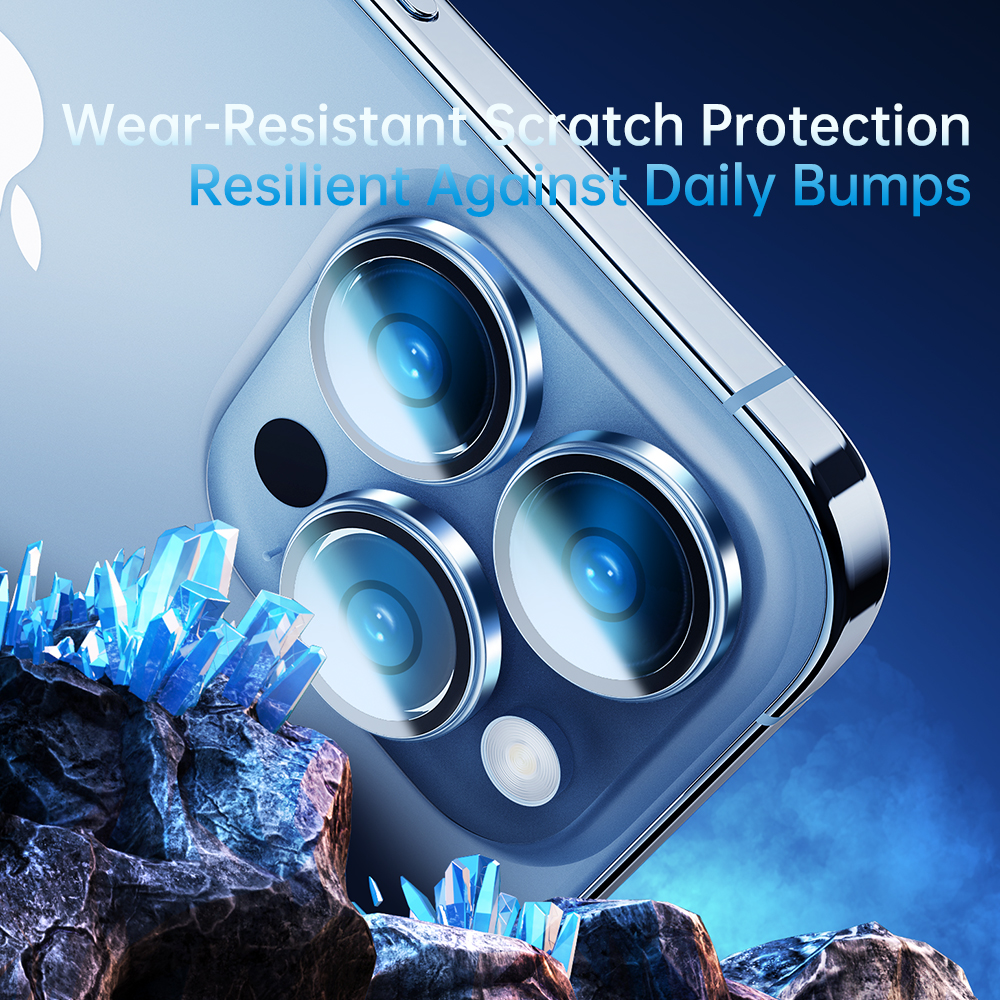 REGO Communication Sdn Bhd - Rock Space | ROCK Camera Lens For iPhone 15 & iPhone 15 Plus Tempered Glass Protector