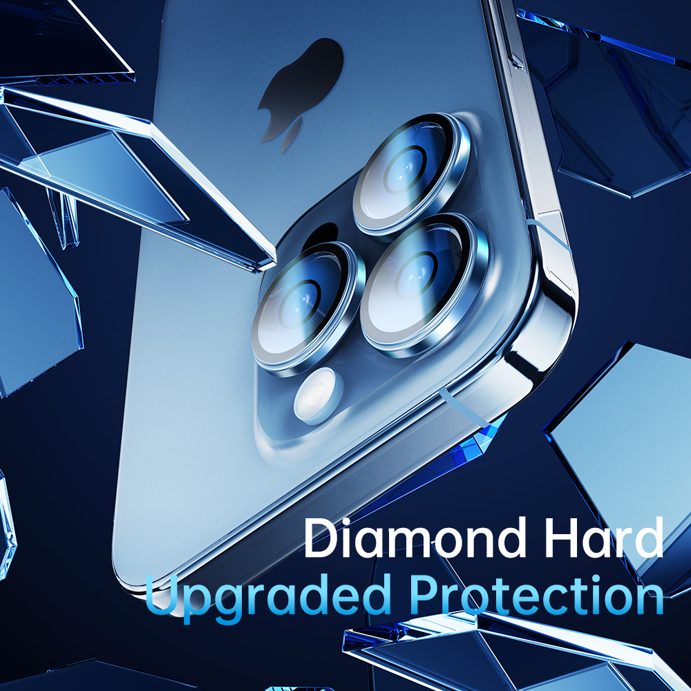 REGO Communication Sdn Bhd - Rock Space | ROCK Camera Lens For iPhone 15 & iPhone 15 Plus Tempered Glass Protector