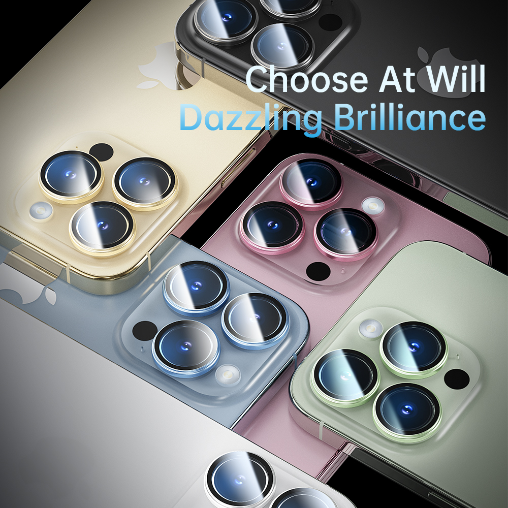 REGO Communication Sdn Bhd - Rock Space | ROCK Camera Lens For iPhone 15 & iPhone 15 Plus Tempered Glass Protector