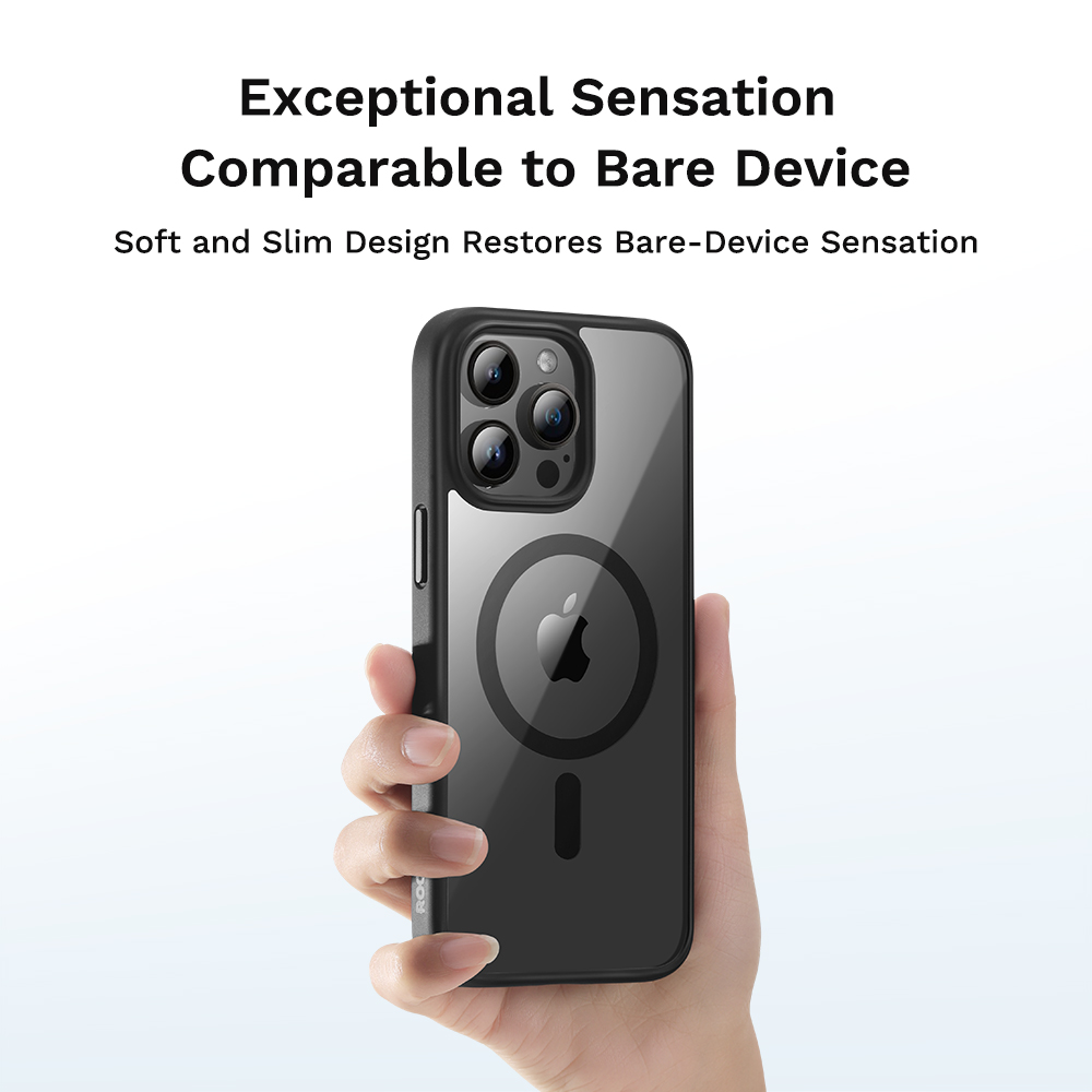 REGO Communication Sdn Bhd - Rock Space | iPhone 15/iPhone 15 Plus/iPhone 15 Pro/iPhone 15 Pro Max ROCK Guard Transparent Magnetic Protection Case