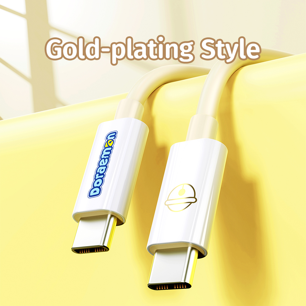 REGO Communication Sdn Bhd - Rock Space | ROCK Doraemon USB Type C Lightning Fast Charge Cable