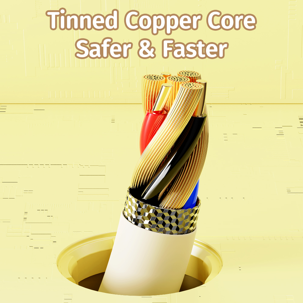 REGO Communication Sdn Bhd - Rock Space | ROCK Doraemon USB Type C Lightning Fast Charge Cable