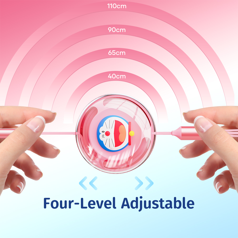 REGO Communication Sdn Bhd - Rock Space | ROCK Doraemon Retractable 3 in 1 Charge & Sync Cable