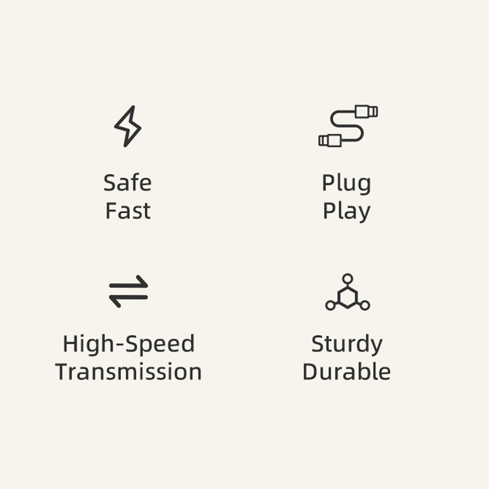 REGO Communication Sdn Bhd - Rock Space | ROCK P8 Basic series USB A-L & A-C Charging Cable 