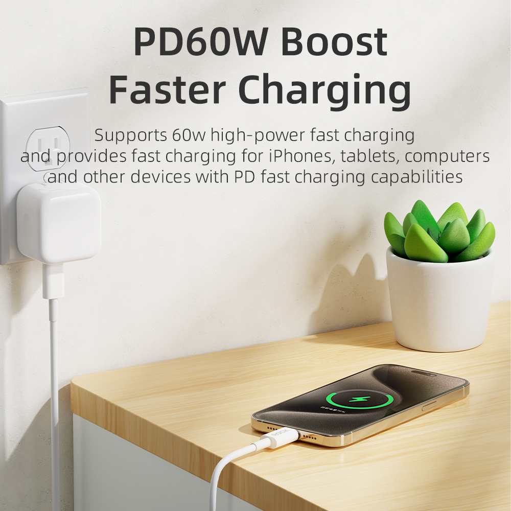 REGO Communication Sdn Bhd - Rock Space | ROCK P8 Basic series Type C to C Charging Cable