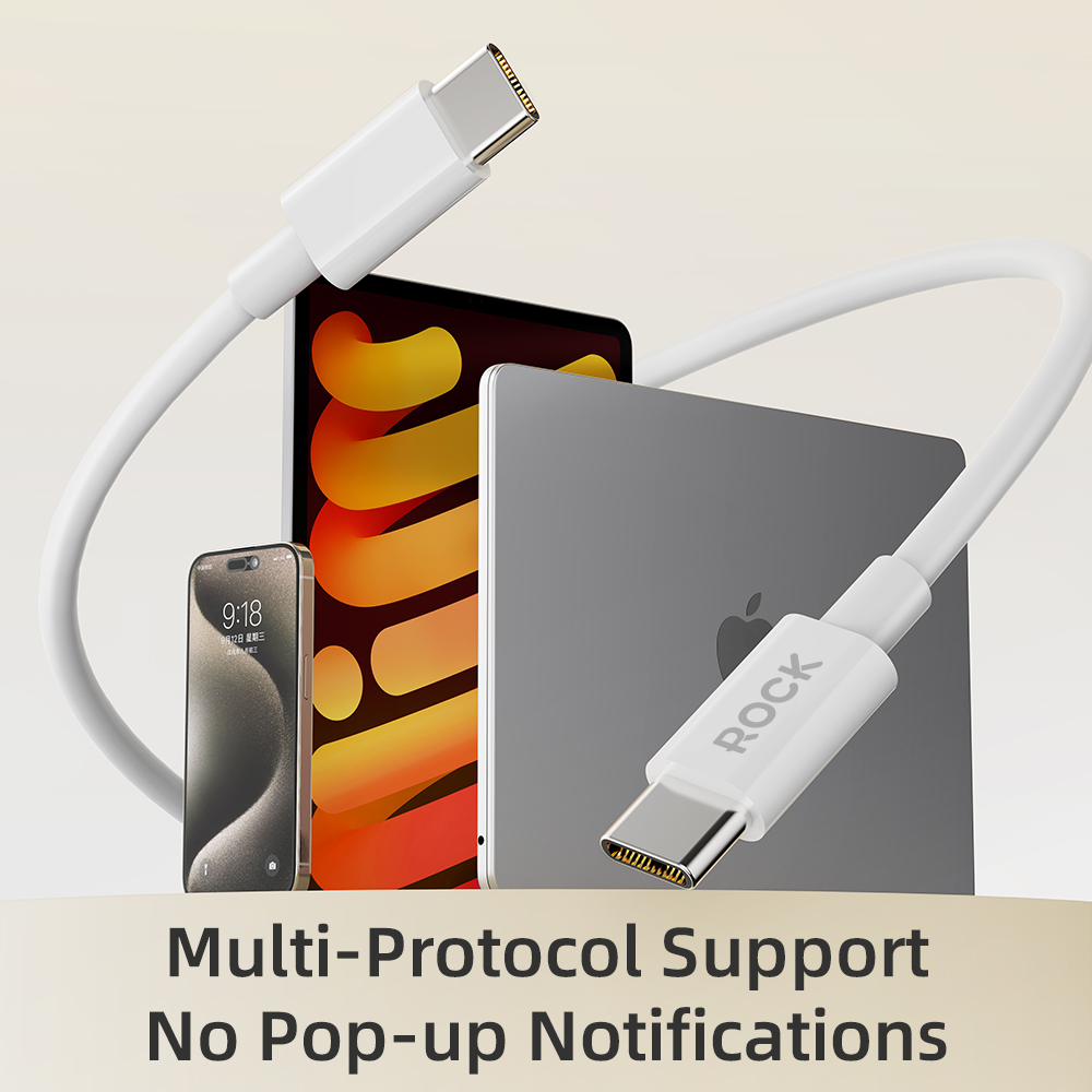 REGO Communication Sdn Bhd - Rock Space | ROCK P8 Basic series Type C to C Charging Cable