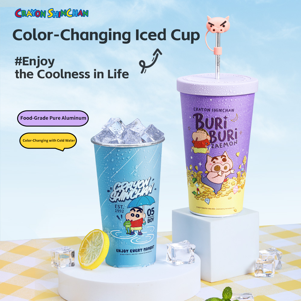 ROCK Crayon ShinChan Color Charging Iced Cup