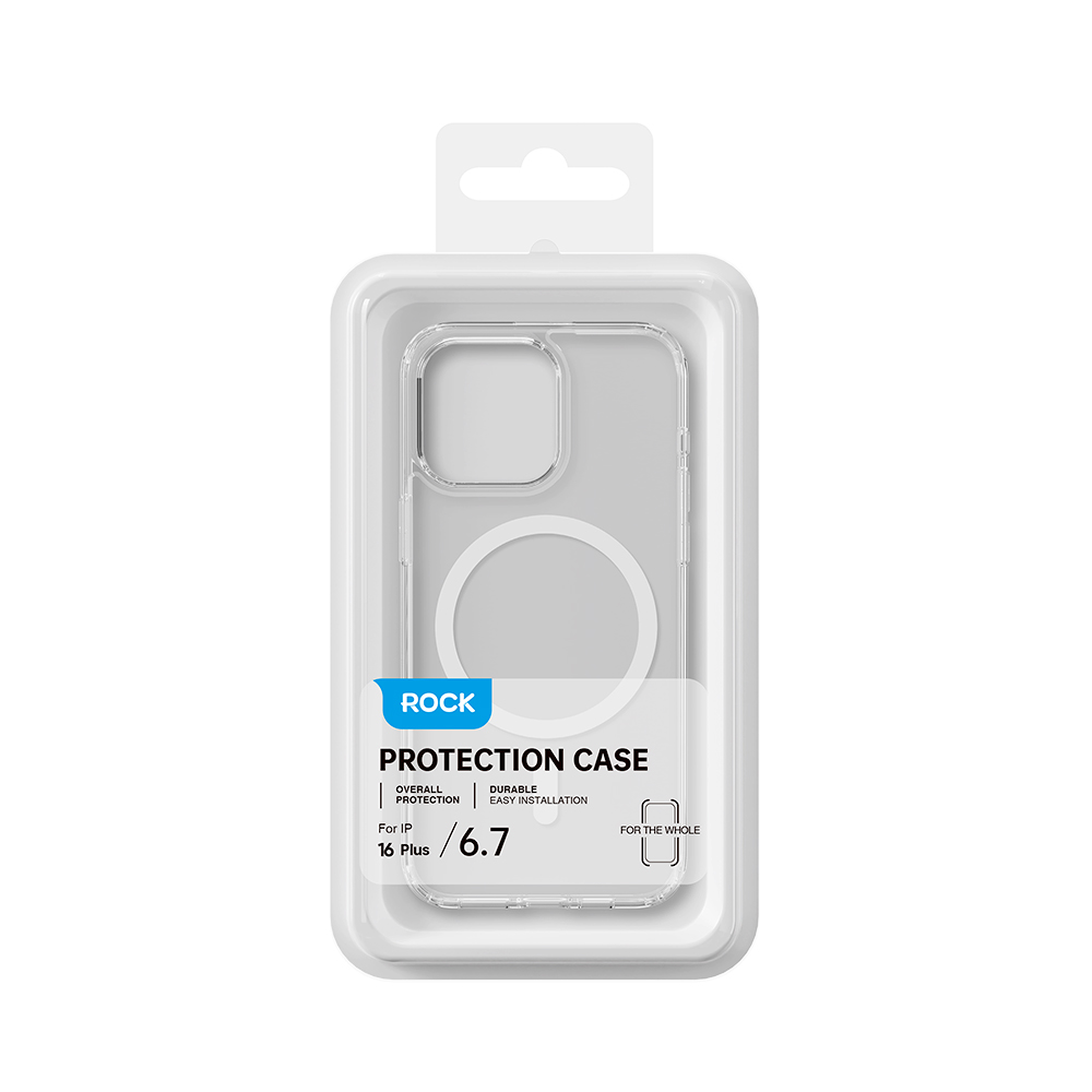 REGO Communication Sdn Bhd - Rock Space | ROCK Crystal Magnetic Series iPhone 16/16 Plus/16 Pro/16 Pro Max Protection Case