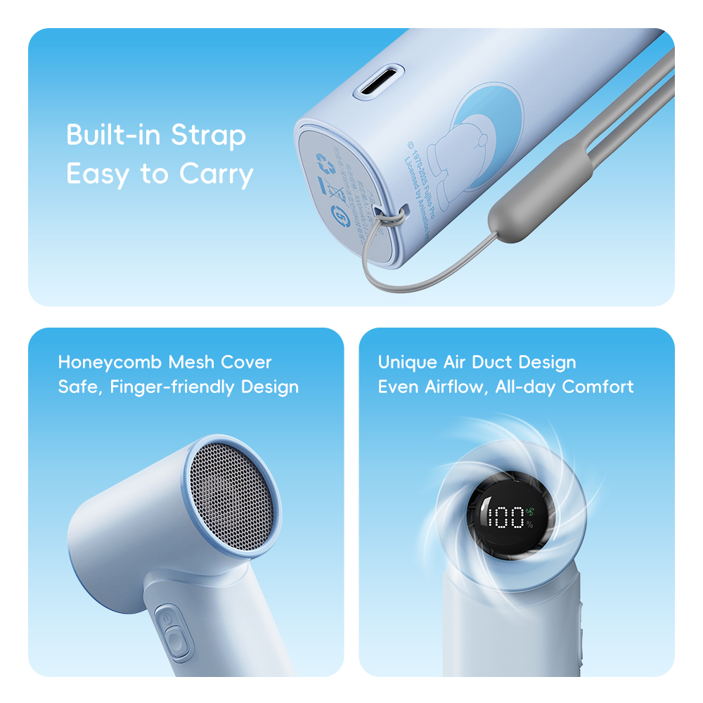 REGO Communication Sdn Bhd - Rock Space | ROCK Doraemon Mini Handheld High-Speed Fan