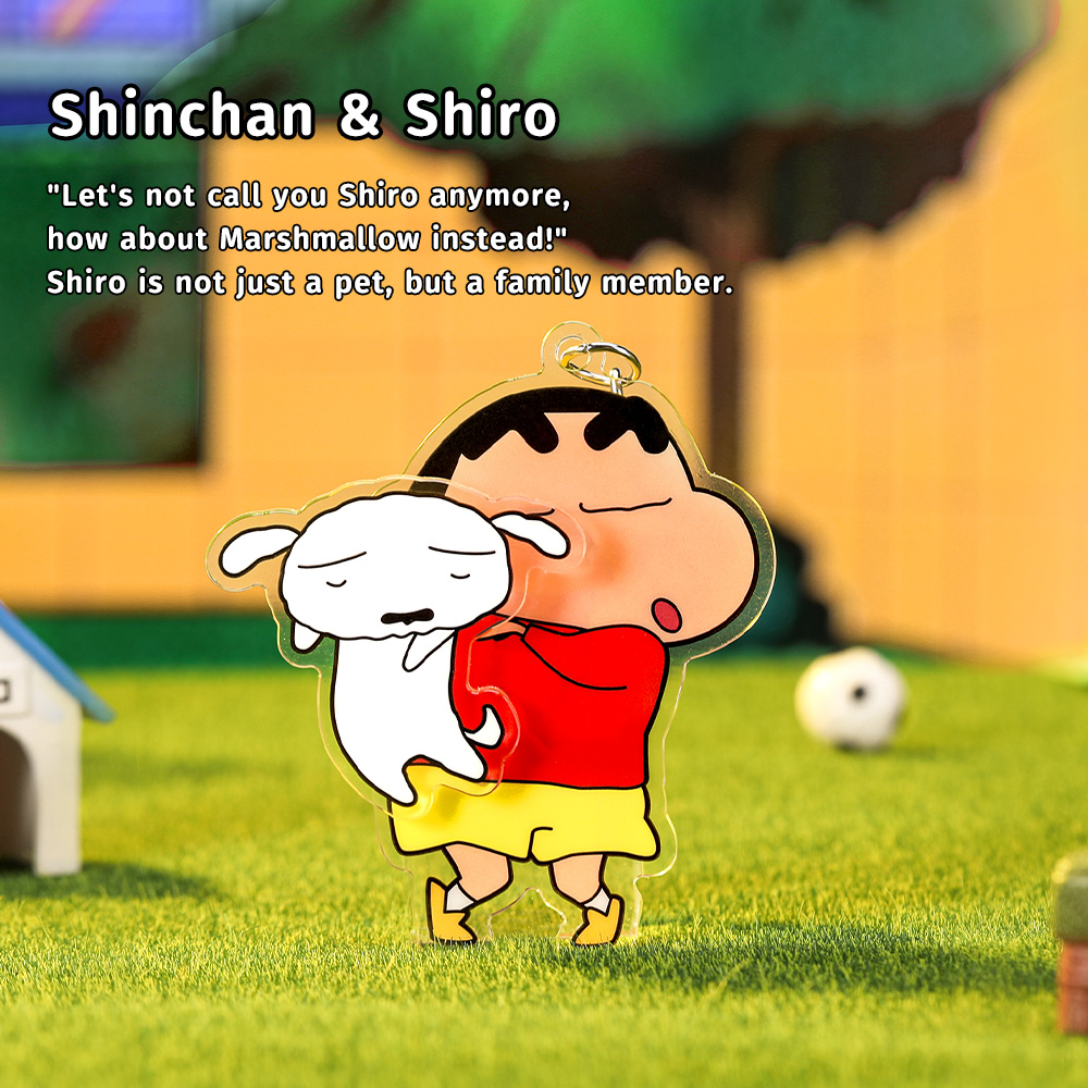 REGO Communication Sdn Bhd - Rock Space | ROCK Crayon ShinChan Acrylic Key Chain Blind Box